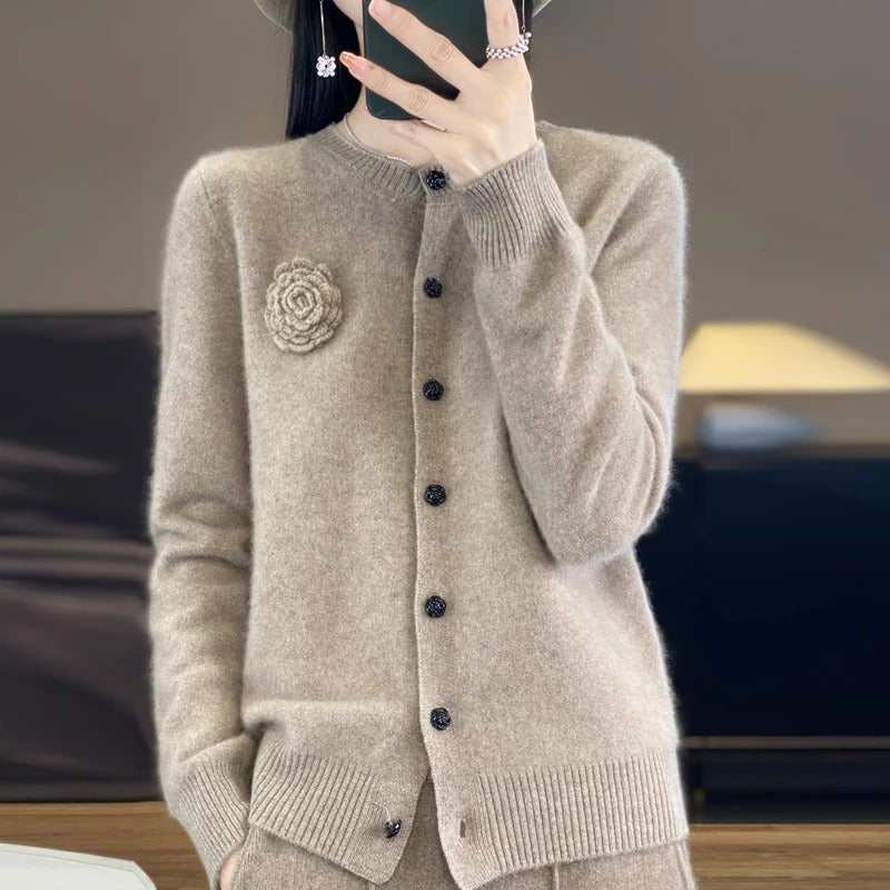 Levoire | Pull Ras Du Cou Avec Sensation Cachemire Gris