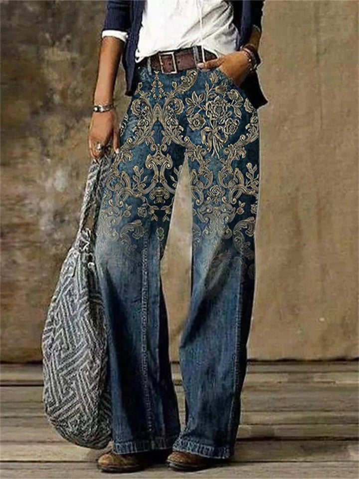 Levoire | Pantalon En Jean En Twill De Coton De Haute Qualité Bleu marine