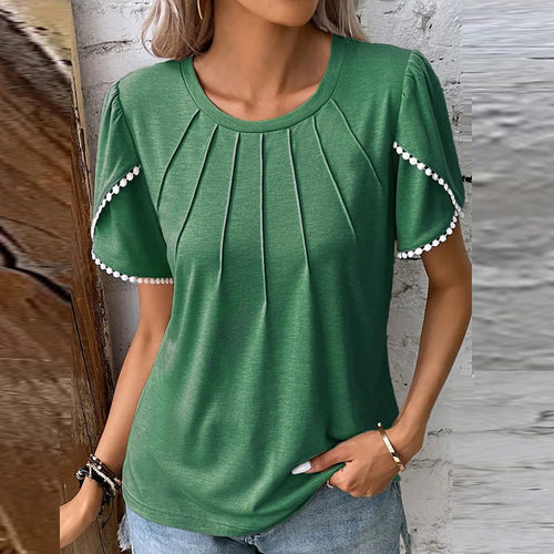 Levoire | Rento Short Sleeve Shirt With Round Neck And Casual Fit