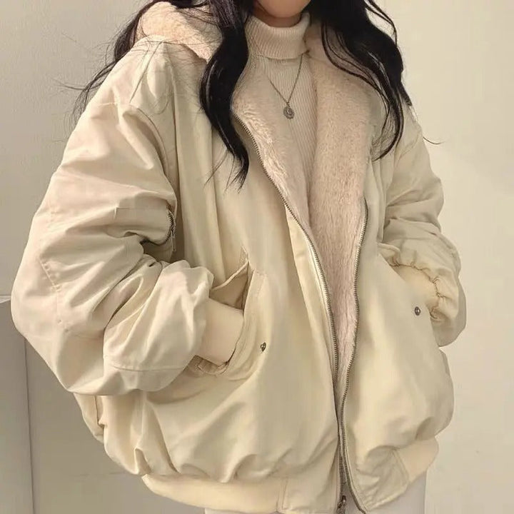 Levoire | Veste Bomber Rembourrée Réversible Pour Femmes Braun