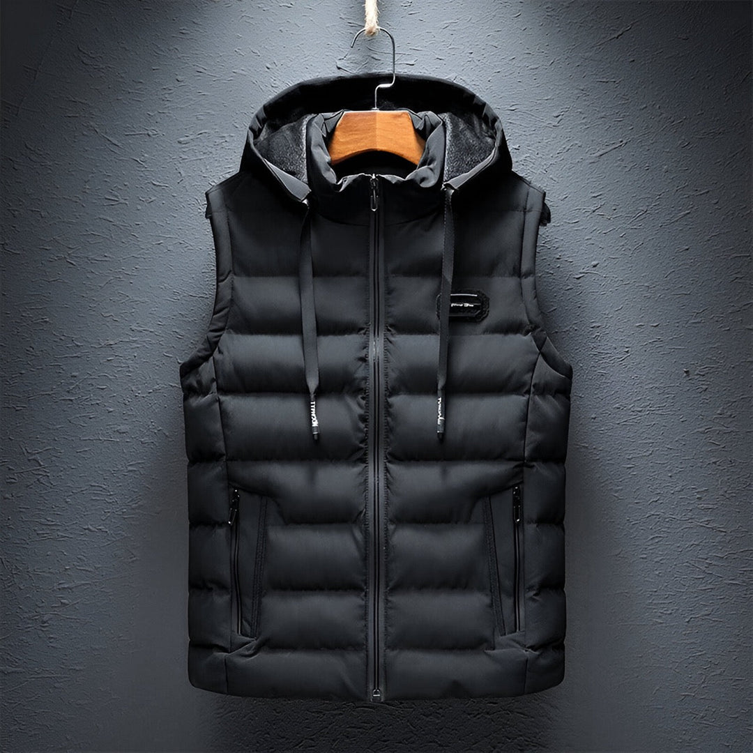 Levoire | Gilet De Sport Avec Capuche Noir