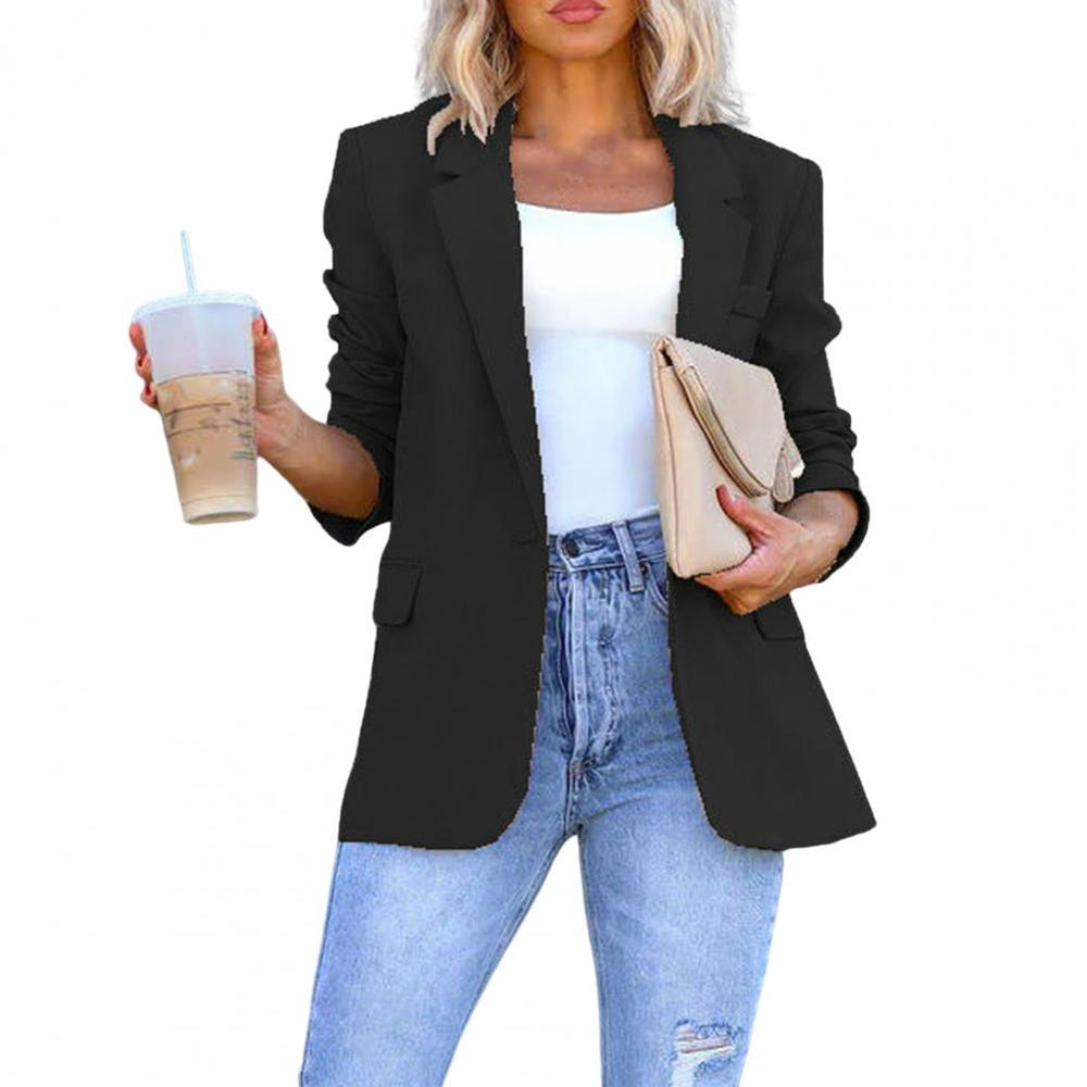 Levoire | Blazer Décontracté Tendance Pour Femmes Noir
