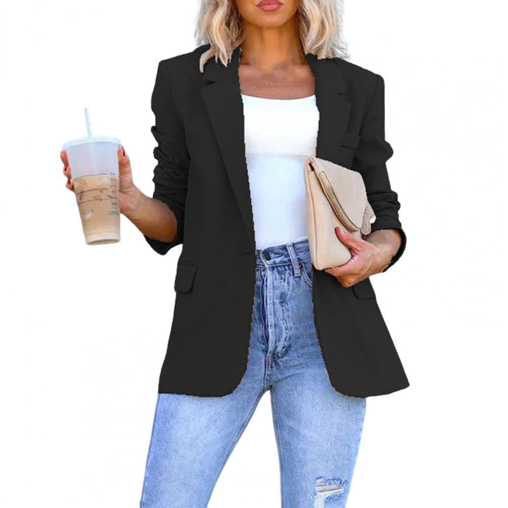 Levoire | Blazer Décontracté Tendance Pour Femmes Noir