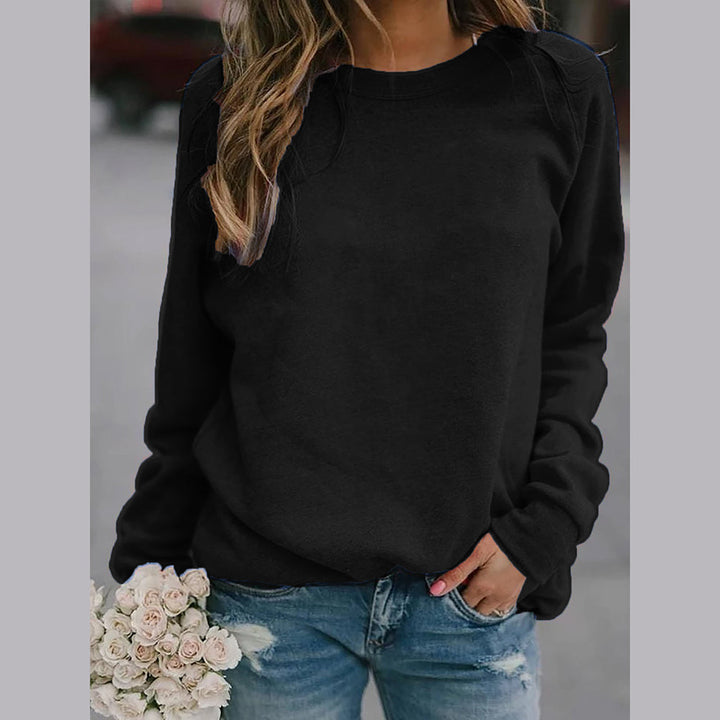 Levoire | Sweat-Shirt Élégant Et Confortable À Col Rond Noir