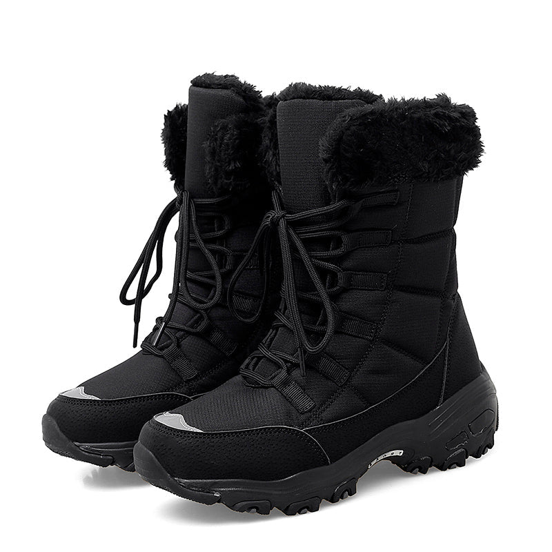 Levoire | Chaussures de randonnée à semelle lisse visibles Noir