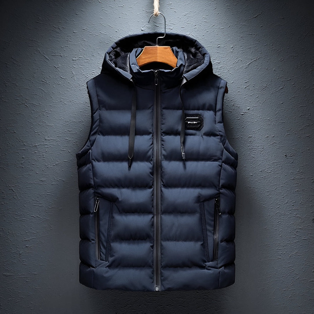 Levoire | Gilet De Sport Avec Capuche Bleu marine