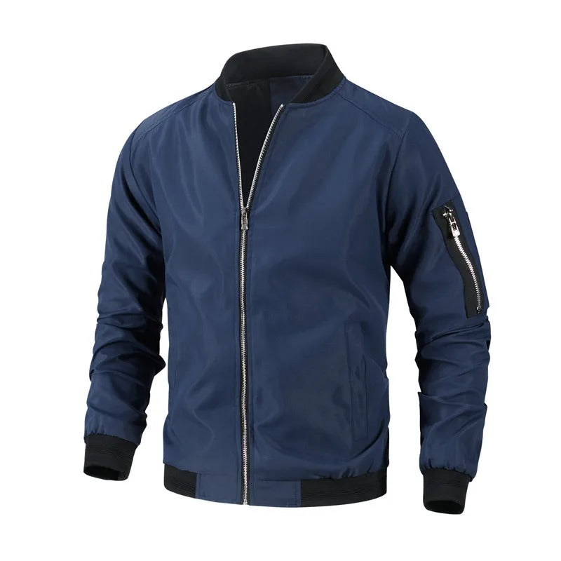 Levoire | Veste Légère D'Été Pour Hommes Tendance & Confortable Bleu