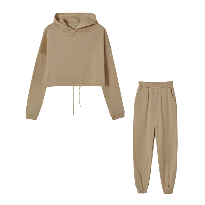 Levoire | Ensemble De Sport Confortable Pour Femmes Café