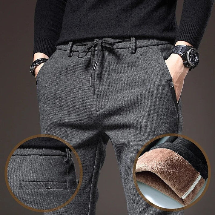 Levoire | Pantalons D'Automne Élégants En Tissu Brossé Pour Hommes
