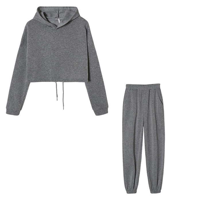 Levoire | Ensemble De Sport Confortable Pour Femmes Gris
