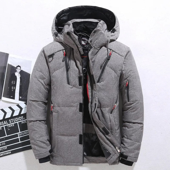 Levoire | Parka D'Hiver Homme En Duvet Grau