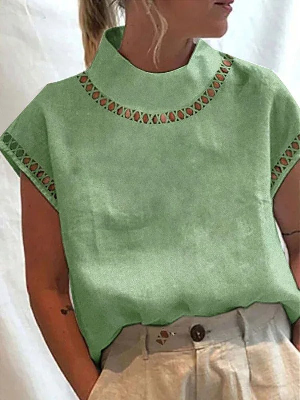 Levoire | Blouse Joyeuse Avec Imprime Ludique Et Coupe Parfaite Vert