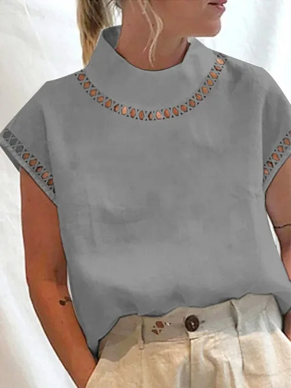 Levoire | Blouse Joyeuse Avec Imprime Ludique Et Coupe Parfaite Gris