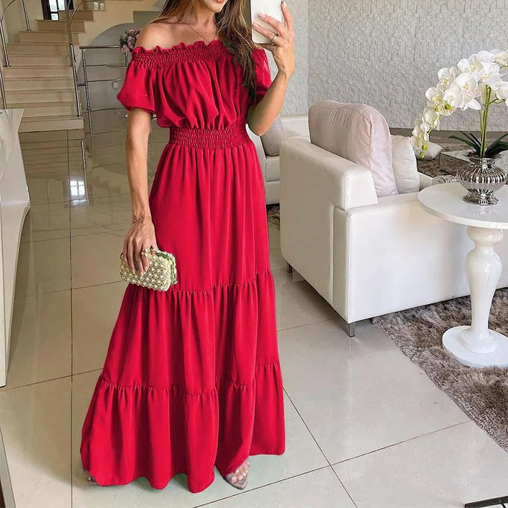 Levoire | Robe À Épaules Dénudées Rot