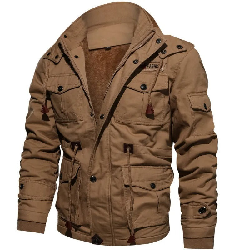 Levoire | Veste Tactique Moderne Avec Poches Fonctionnelles Khaki