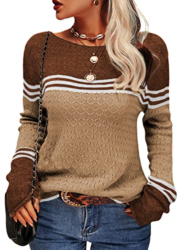 Levoire | Pull Rayé Femme Kaki