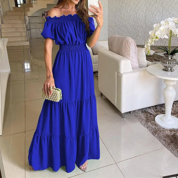 Levoire | Robe À Épaules Dénudées Bleu