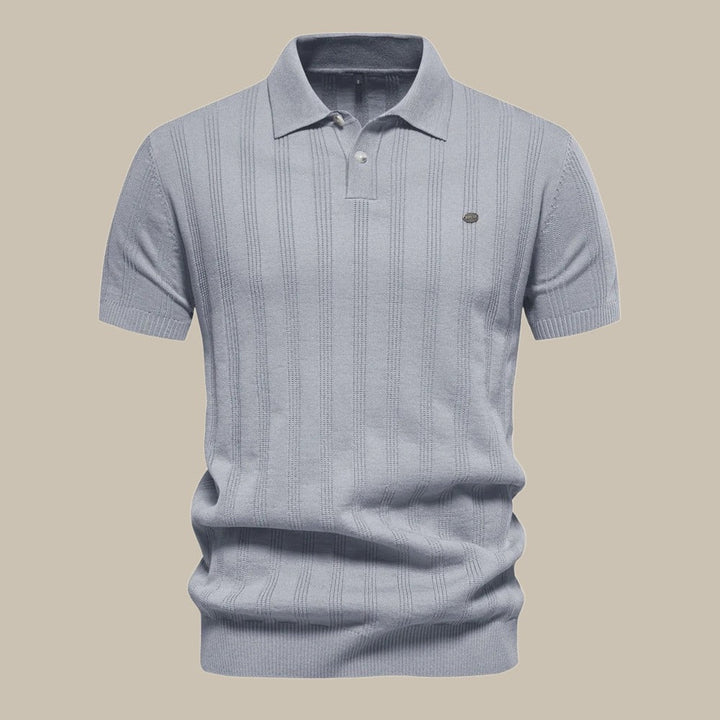 Levoire | Polo En Mérinos Élégant Pour Hommes beige