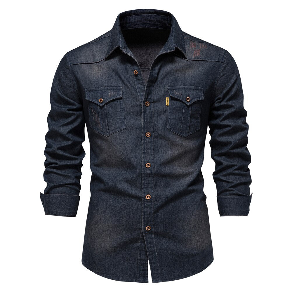 Levoire | Chemise En Denim Bleu marine