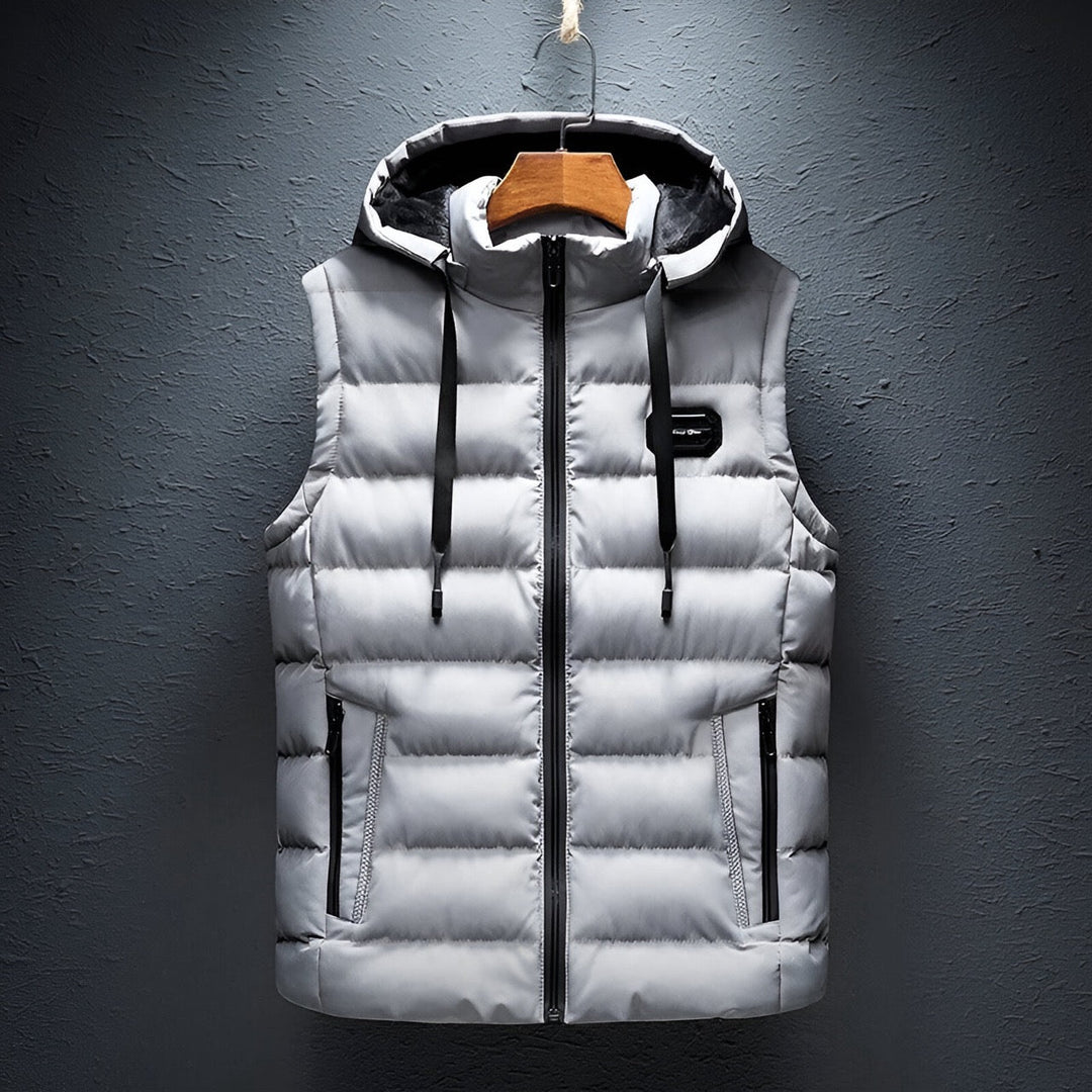 Levoire | Gilet De Sport Avec Capuche Blanc