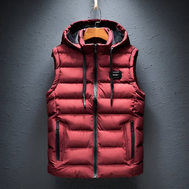 Levoire | Gilet De Sport Avec Capuche Rot