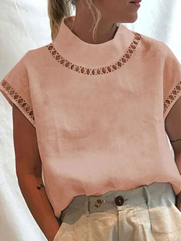 Levoire | Blouse Joyeuse Avec Imprime Ludique Et Coupe Parfaite Rose