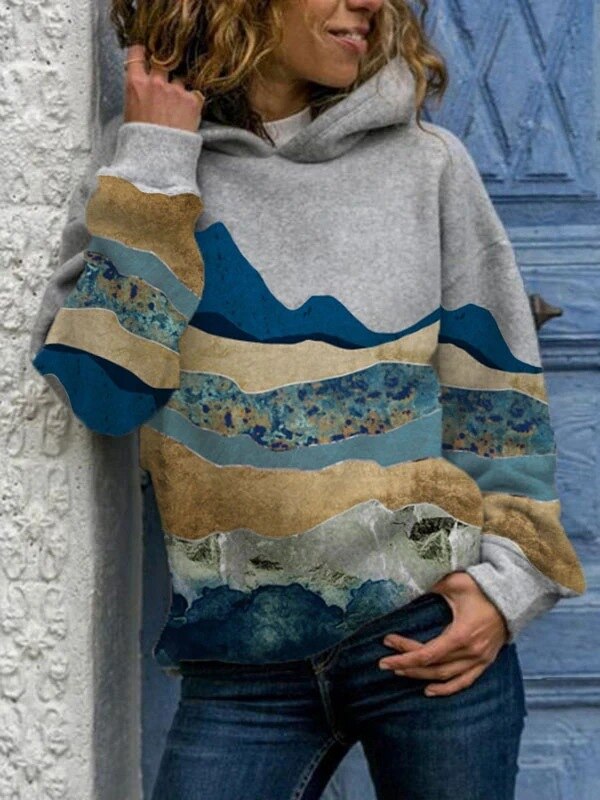 Levoire | Pull à capuche en tricot avec confort Styles 4