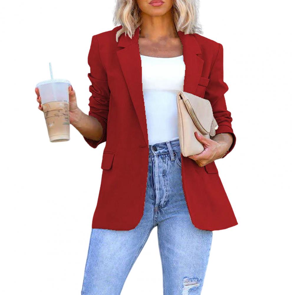 Levoire | Blazer Décontracté Tendance Pour Femmes Rot