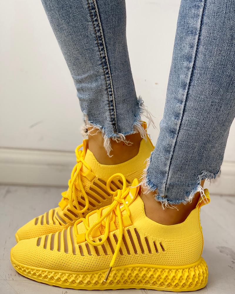 Levoire | Chaussures Confortables Pour Femmes Jaune
