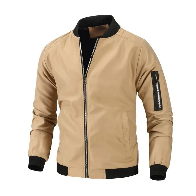 Levoire | Veste Légère D'Été Pour Hommes Tendance & Confortable Kaki