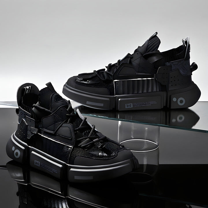 Levoire | Sneakers De Streetwear Couleurs Diverses Noir