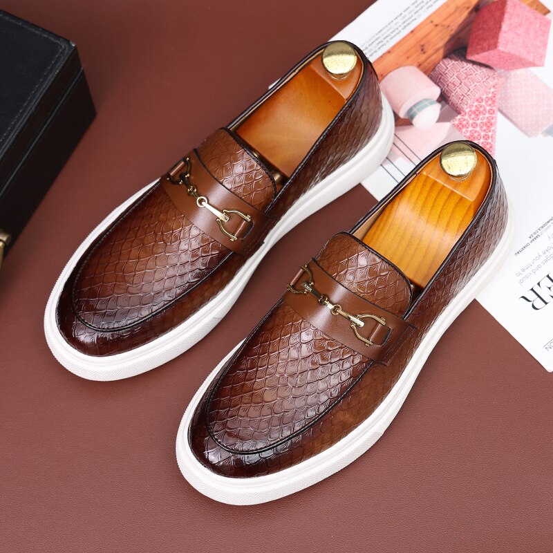Levoire | NoirVert Ombre loafer
