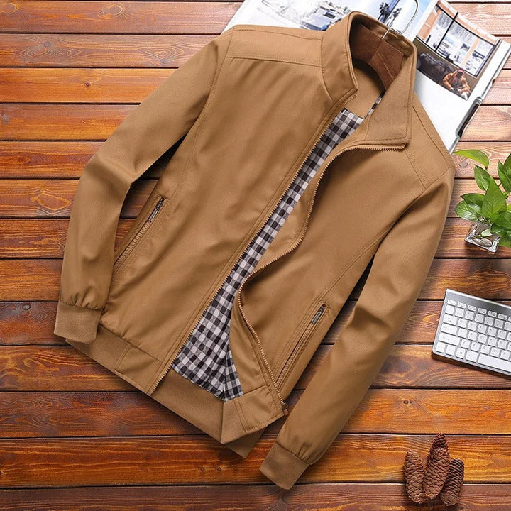 Levoire | Veste D'Été Relaxante Avec Col khaki