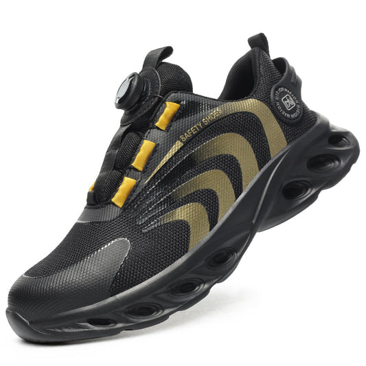 Levoire | Chaussure De Sécurité Respirante Hugh, Durable Et Confortable Or