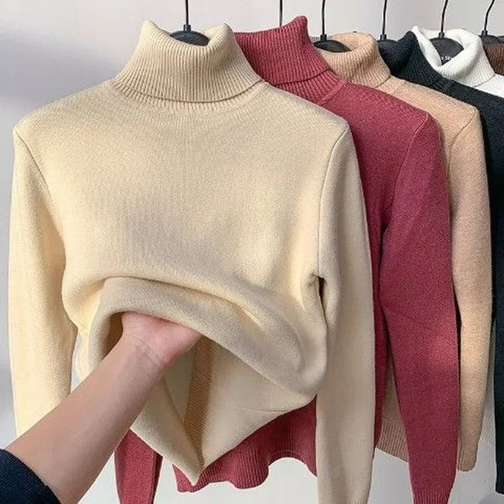 Levoire | Col roulé en polaire Beige