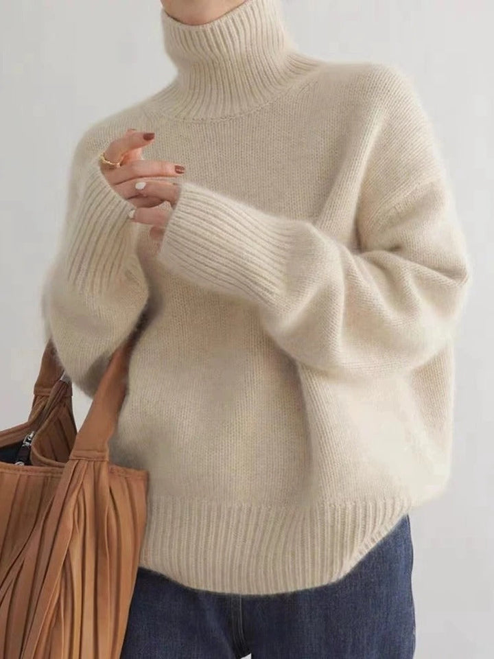 Levoire | Pull En Laine Mérinos Confortable Et Chaud Beige