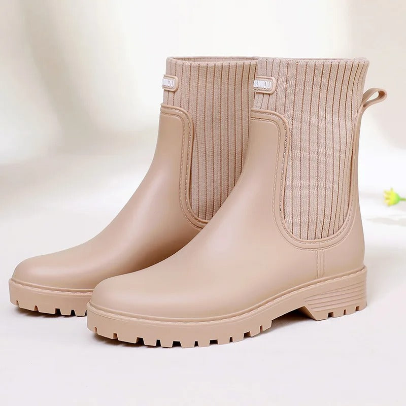 Levoire | Chaussons de pluie imperméables confortables Beige