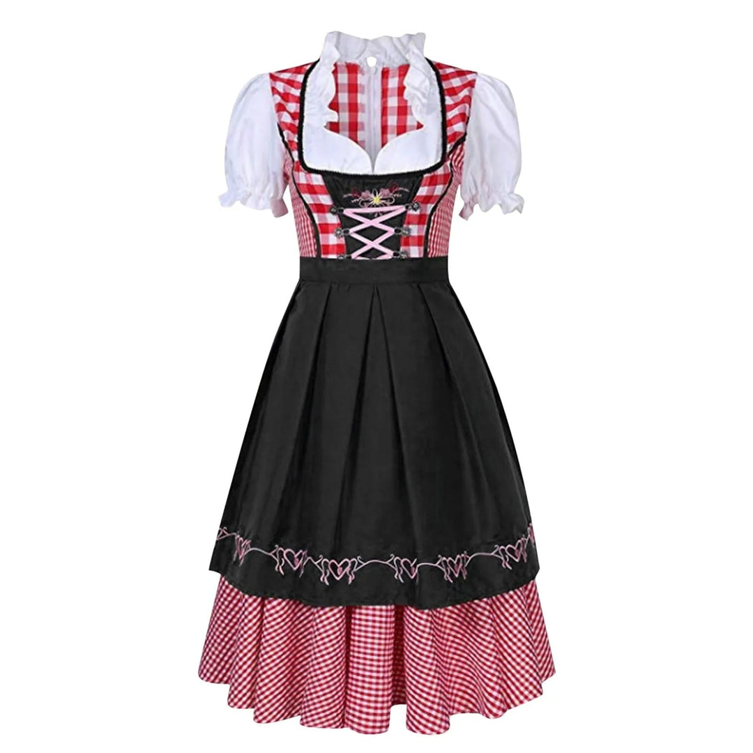 Levoire | Dirndl À Motifs Oktoberfest Noir