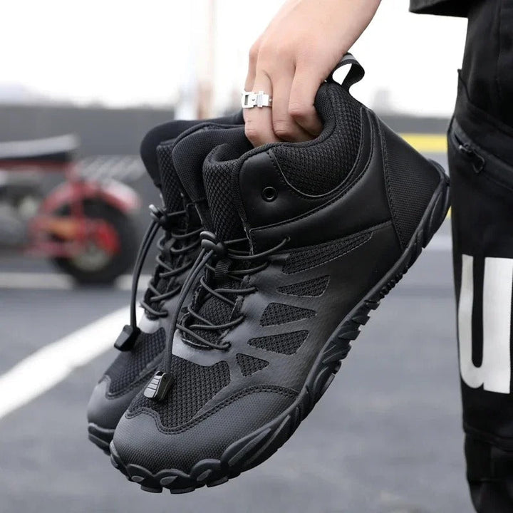 Levoire | Bottes Mi-Hauteur Luxe À Semelle Souple Pour Femmes Et Hommes Noir