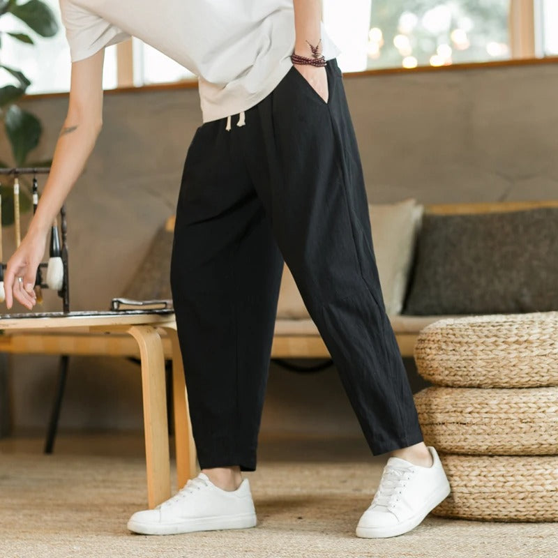 Levoire | Pantalon Respirant Pour un Confort Toute la Journée Noir