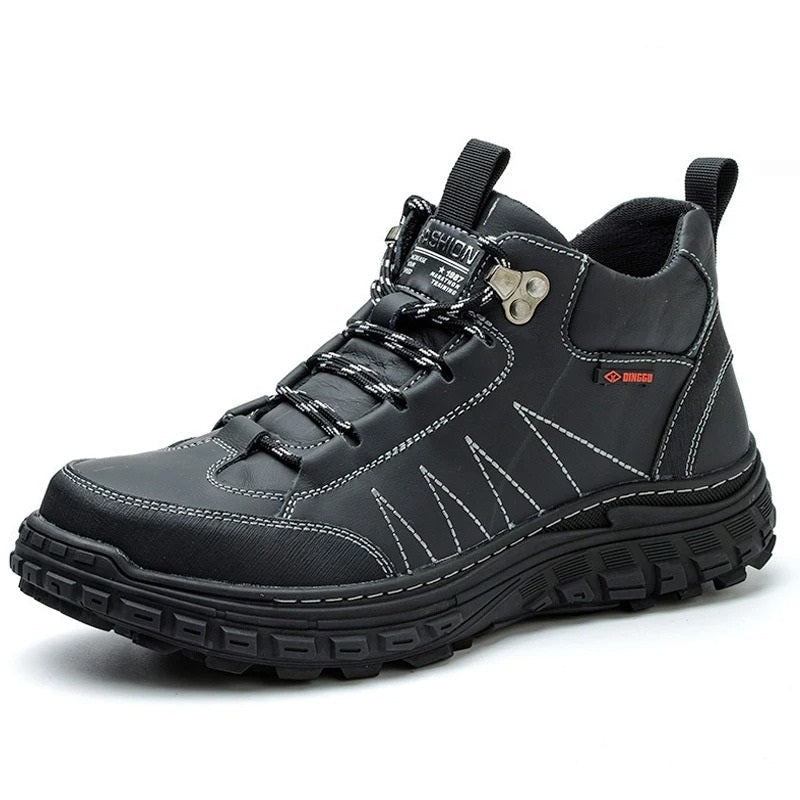 Levoire | Bottes De Sécurité Confortables Avec Embout En Acier Et Semelle Antidérapante Pour Hommes Noir