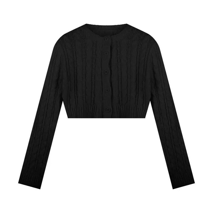 Levoire | Veste En Tricot Courte une taille Noir