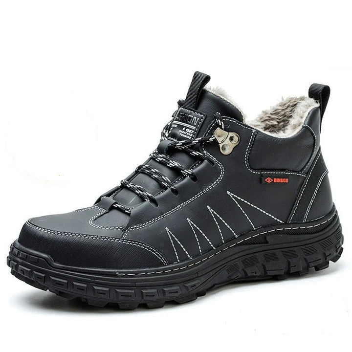 Levoire | Bottes De Sécurité Rembourrées Avec Embout En Acier Et Semelle Antidérapante Pour Hommes Manteau en fourrure noire