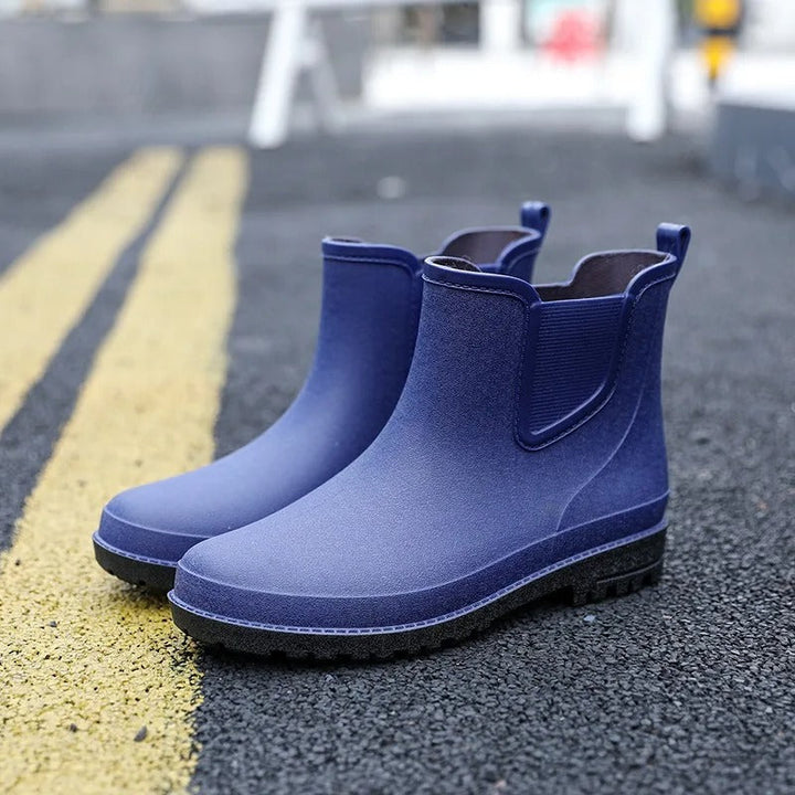 Levoire | Luxe Bottes Mi-Hautes Imperméables Pour Hommes Bleu