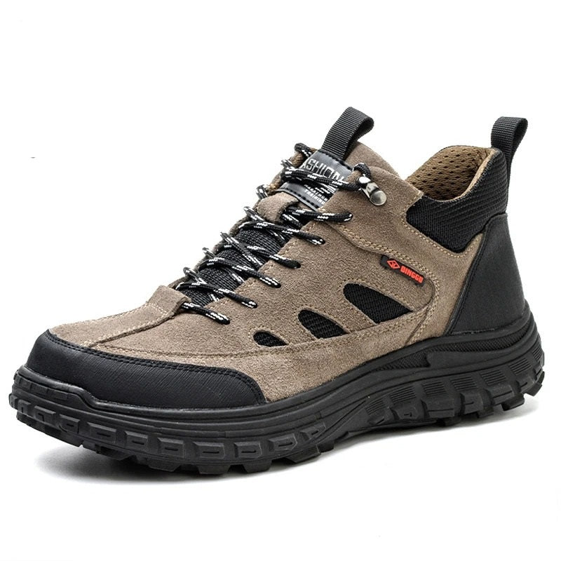 Levoire | Bottes De Sécurité Confortables Avec Embout En Acier Et Semelle Antidérapante Pour Hommes Braun