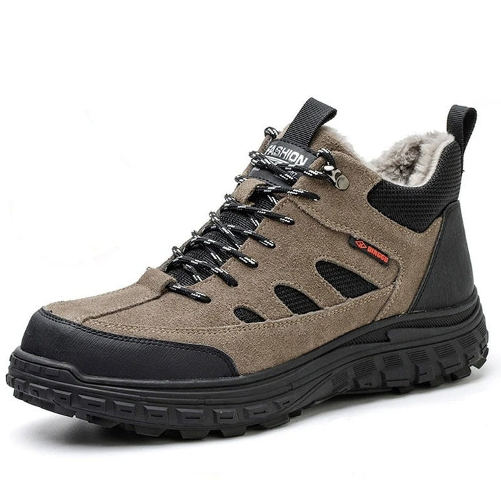 Levoire | Bottes De Sécurité Rembourrées Avec Embout En Acier Et Semelle Antidérapante Pour Hommes Manteau en fourrure marron