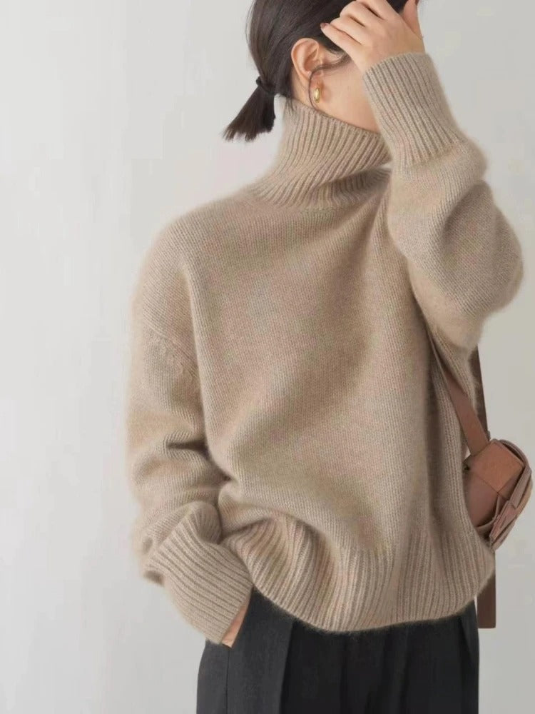 Levoire | Pull En Laine Mérinos Confortable Et Chaud Chameau