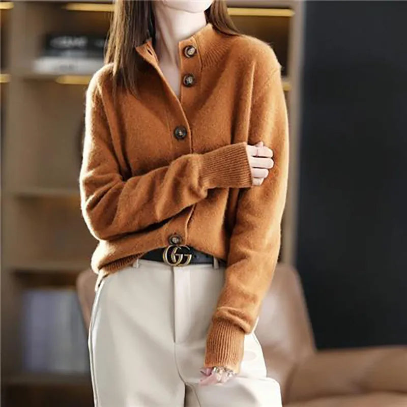 Levoire | Cardigan en maille Caramel