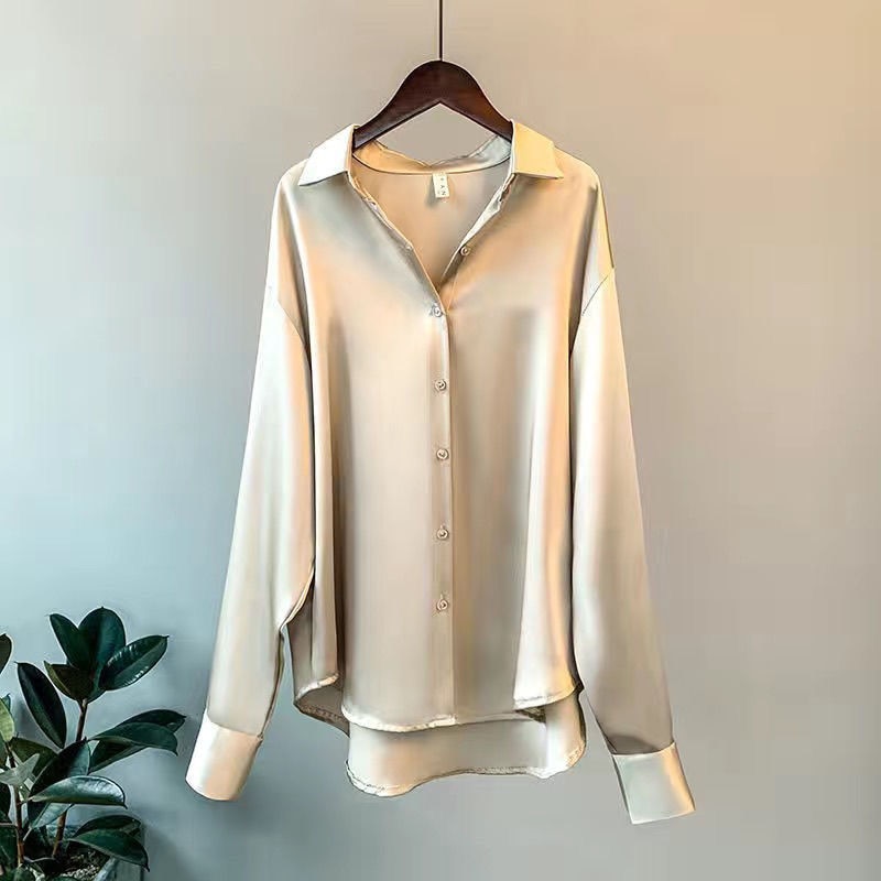 Levoire | Chemise Élégante Confortable Pour Femmes Champagne Abricot