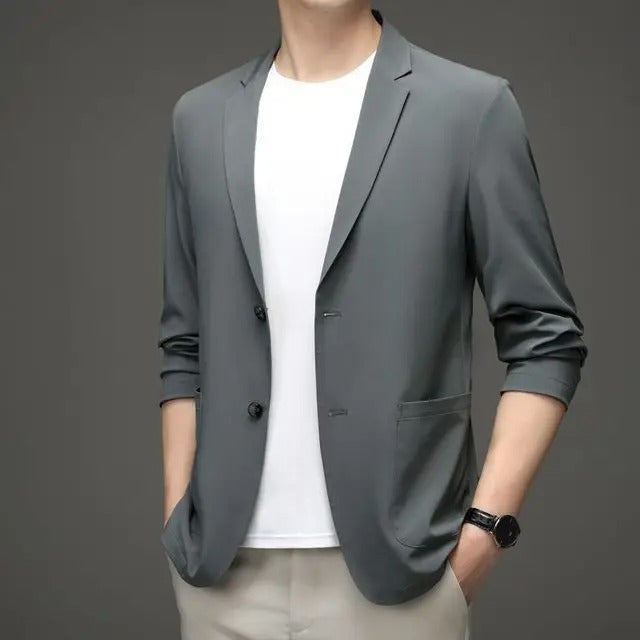 Levoire | Blazer Élégant Pour Hommes gris foncé